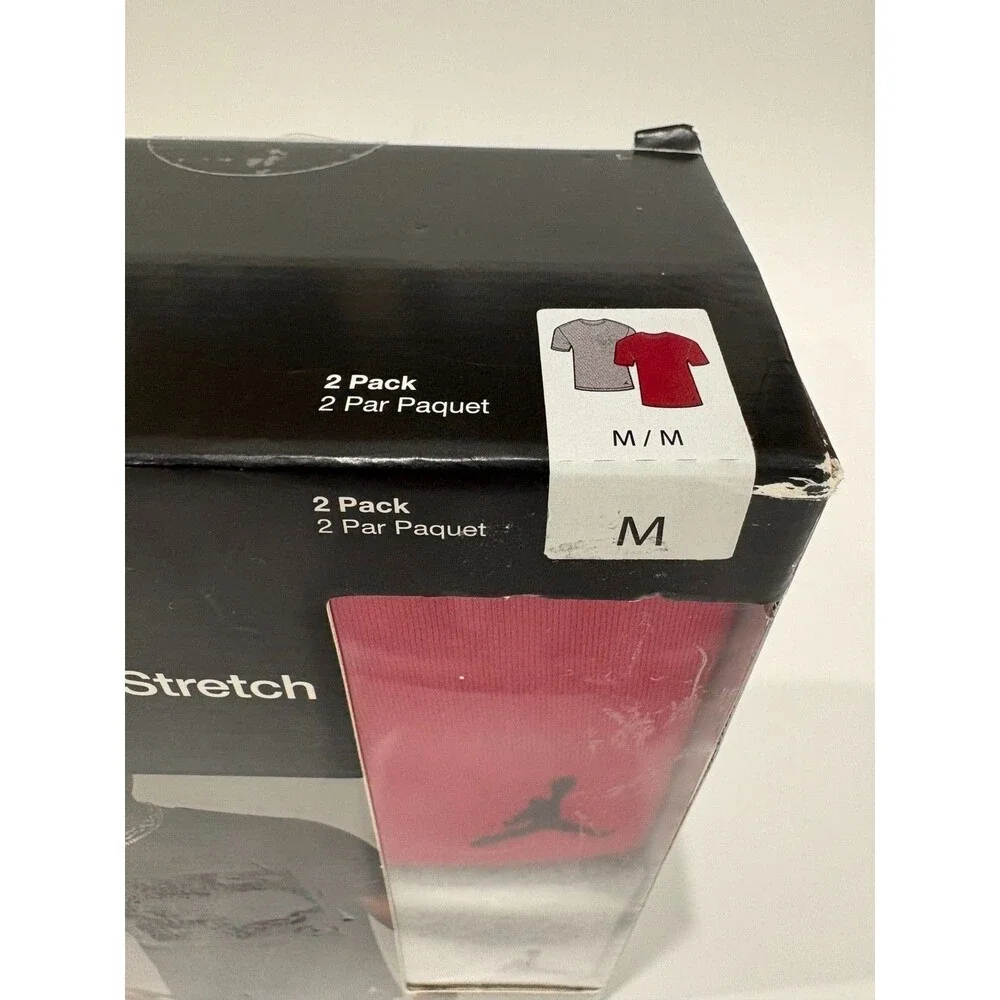 Jordan Flight Cotton Stretch Crew Neck Undershirts 2 Pack Men's M NWT